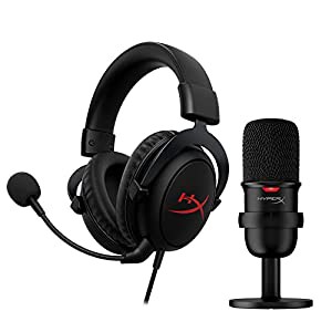 HyperXゲーム実況用スターターパック ? HyperX Cloud Coreゲーミングヘッドセット、DTS Headphone:X空間オーディオとHyperX Sol