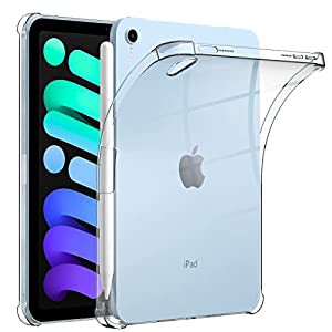 ipad mini 6 ケース tpu ipad mini 6カバー ソフト ipad mini 6 tpu シリコンケース Annymall iPad mini (第6世代)ケース クリア