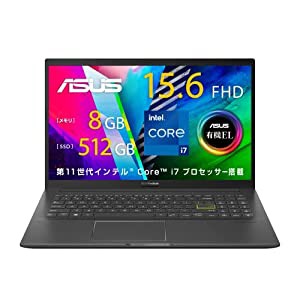 【 有機EL ディスプレイ搭載 】ASUS ノートパソコン VivoBook 15 OLED K513EA 【インテル Core i7 搭載】 ( 8GB 512GB 15.6イン 