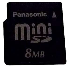 Panasonic miniSDカード 8MB(中古品)