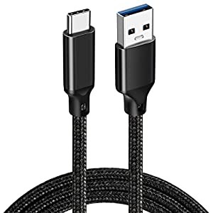 USB C to USBケーブル (0.3m/ブラック/10Gbpsデータ転送) USB-C & USB-A 3.2(Gen2) ケーブル 60W 20V/3A USB A to USB Cケーブル