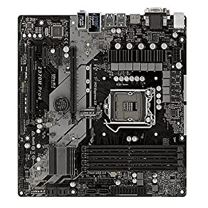 マザーボードfit for ASRock Z370M Pro4 LGA 1151 DDR4 Z370 Core i5 9600K i79700Kデスクトップマザーボード(中古品)