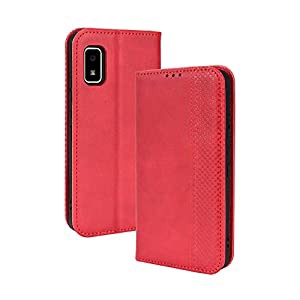 AQUOS wish ケース【MARR】 スマホケース 手帳型 シンプル カバー 手帳型ケース Aquos wish SHG06 / SH-M20 高級PU レザー カバ 