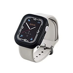 エレコム Apple Watch (アップルウォッチ) ケース 41mm [Apple Watch 8 7 対応] フルカバーケース ガラス 10H セラミックコート 