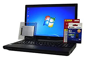 ノートパソコン 【Office搭載】 SSD 256GB (新 品 換 装) 2017年製 富士通 FMV LIFEBOOK A576 第6世代 Core i5 6200U HD 15.6イ 