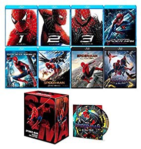 【Amazon.co.jp限定】スパイダーマン シリーズ ブルーレイ 8MOVIEセット【完全数量限定】(オリジナル特典 スペシャル・ボーナス 