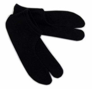 [和さくら庵] 足袋 黒 ストレッチ 女性用 レディース 日本製 フリー（22.0*24.0） カジュアル 着物 黒色