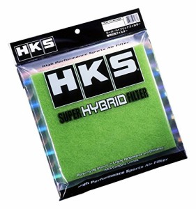 HKS スーパーハイブリッドフィルター SHF用交換フィルター S-SIZE 143 x 256 (mm) 乾式3層/グリーン 70017-AK001 エアクリーナー