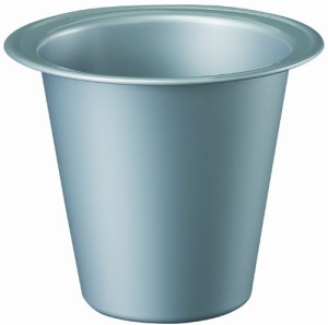 大和プラスチック 花桶・花筒 タンク 260 φ265*H225 シルバー 容量:4L