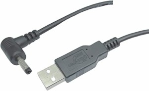 カモン 【(COMON)製】USB(A)**DCジャック(直角/外径：3.5φ/内径：1.3φ)/黒/1.2m【DC-3513A】