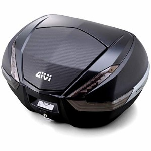 GIVI(ジビ) バイク用 リアボックス 47L 未塗装ブラック(カーボン調パネル) スモークレンズ モノキーケース V47NNT 92472