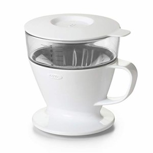 OXO コーヒーメーカー コーヒー ドリッパー オート ドリップ 1*2杯用 360ml ホワイト