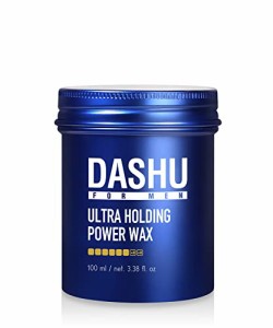 DASHU(ダシュ) FOR MEN パワーホールディング ワックス 100ml ハード キープ マット 洗い流すやすい