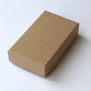 名刺紙箱 4号名刺 ｸﾗﾌﾄ無地 紙製名刺ケース (5個)