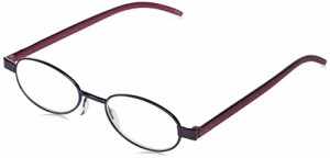 ULTRA Flat READER 超 薄型 軽量 老眼鏡 (専用スリムケース付き) レディーズ パープル *1.50 5624-15