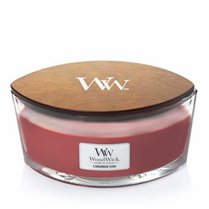 WoodWick 76104 Cinnamon Chai HearthWick Candle, Red by Woodwick