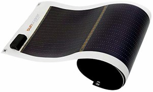 エフウエイブ SunSoaker 携帯充電用太陽電池シート10W ブラック