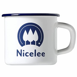 【岡山ブランド】ナイスリー(Nicelee) ホーローマグカップ キャンプ アウトドア 直火 インディゴブルー 270ml