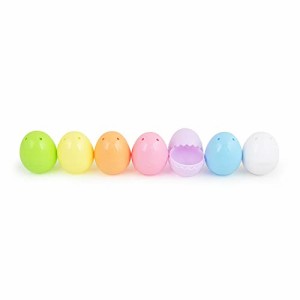 あミューズ イースターエッグ パカッとたまごカプセル （ベビーカラー）7色 14個セット プラスチック Easter Egg たまご 復活祭