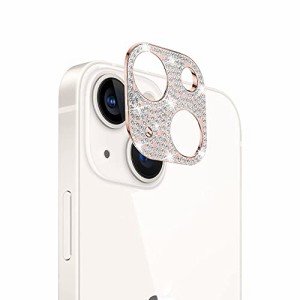 iPhone 14 / iPhone 14 Plus カメラ保護フィルム 【1枚セット】 ローズゴールド カメラカバー カメラレンズ保護カバー iPhone 14 / iPhon