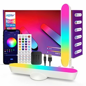 IKERY MagicColorスマートライトバー USB給電式 テレビバックライト APP制御 テーブルランプ ナイトライト 音声同期ゲーミングライト デ