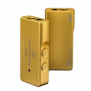 イーピージーEPZ TP30ポータブルヘッドホンアンプ32bit/768Khz/DSD512 ・ 3.5mm&4.4mmデュアル出力、Android専用Type C (GOLD)