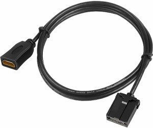 Amtake HDMI Eタイプ Aタイプ 変換ケーブル 1.5M カーナビ hdmi 変換ケーブル トヨタ ホンダ 三菱 日産 ダイハツ純正ナビなど用HDMI(メス