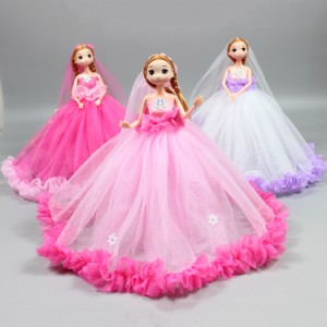 30センチ大尾結婚式服を着た人形プリンセスガール子供おもちゃ子供誕生日プレゼント