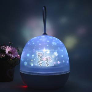 子供のための常夜灯プロジェクターLED回転ランプ赤ちゃんの寝室の装飾
