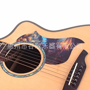 アコースティックギターの部品のための普遍的なフォークアコースティックギター自己接着ピックガードステッカー