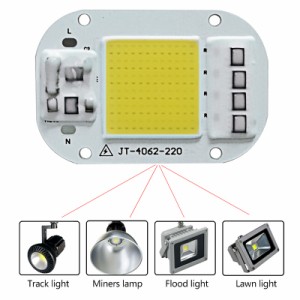 AC 220V 20W / 30W / 50Wフリードライバー高圧LEDチップCOB光源