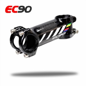 EC90アルミニウム合金+カーボンファイバーライザーロッドステムスケールフリーカーボンファイバー自転車超軽量ステムカーボンハンドル