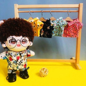 15cm 20cmドール洋服 ミニ洋服 ぬいぐるみ用服 日常服人形韓国ファッションアイドル衣装かわいい シャツ