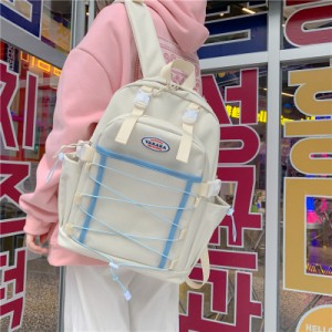 リュック バックパック 韓国バッグ ストリート 通学バッグ 男女兼用 大容量 軽量 おしゃれ 大人 通勤/通学