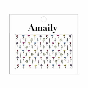 Amaily ネイルシール No. 1-15 ドライフラワー 【ネイルアートアクセサリー・ネイルシール関連ネイル用品セルフネイルアートシール】