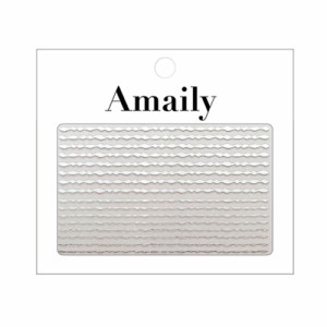 Amaily ネイルシール No.5-22 波ライン (S) 【アメイリー/ネイルアート/ネイルシール/ネイル用品/ジェルネイル】