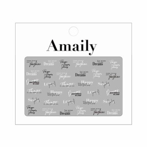 Amaily ネイルシール No.2-24 ミックスロゴ 【ネイルアート/ネイルシール/ネイル用品】