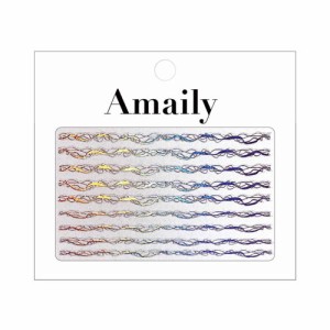 Amaily ネイルシール No.5-40 ニュアンスラインOS 【ネイルアート/ネイルシール/ネイル用品】