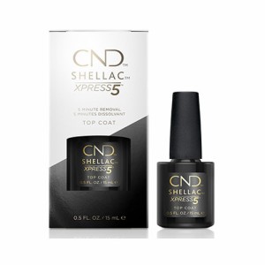 CND シェラック エクスプレス5 トップコート 15ml 【トップジェル/ジェルネイル/ネイル用品】