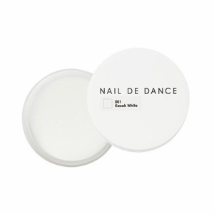 Nail de Dance パウダー 001 コサックホワイト 100g 【アクリルパウダー/スカルプ/アクリル/長さ出し/３D/ネイル/検定】