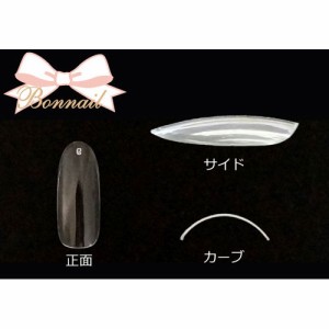 Bonnail クリアラウンドロングチップ C30R300 ＃06 /50P 【ネイルチップ/グルー/ラップ関連ネイル用品】