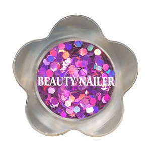 BEAUTY NAILER ラメラメ FG-19 ホログラムピンク S 【ネイルアートアクセサリー・ラメ・ホログラム・グリッター関連ネイル用品】