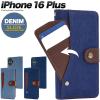 �X�}�z�P�[�X iPhone16Plus�p �蒠�^ �f�j���f�U�C�� ���Εs�g�p �g�уP�[�X �����ȒP �X�g���b�v�z�[���t�� �f�j���P�[�X �J�W���A�� �X