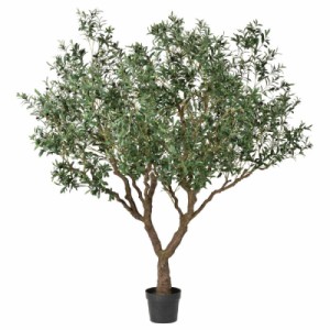 人工観葉植物 オリーブ （ポット付き） オリーブ 高さ230cm （P281-a50970) （代引き不可） インテリアグリーン フェイクグリーン