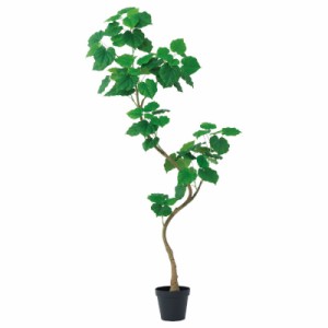 人工観葉植物 ウンベラータ （ポット付き） グリーン 高さ210cm （P274-a51109) （代引き不可） インテリアグリーン フェイクグリーン