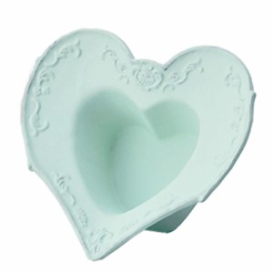 花瓶 フラワーベース Ceramic Gift Olivia Heart オリビア ハート mint green （1個入り） [240-244-412] [p98] ストーンウェア （代引き