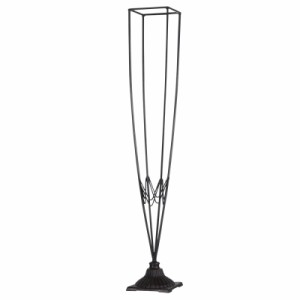花瓶 フラワーベース Stand IRON DECO Frame アイアン デコ フレーム black 花器付 （1個入り） [550-197-800] [p160] 鉄 （代引き不可）
