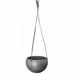 花・観葉植物用ポット ソレス ハンギング 18 metal （1個入り） 89055 吊るしタイプ （代引き不可） ハンキング鉢カバー FARM （p159）