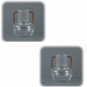 花・観葉植物用ポット アデラ ガラスベイス 12 Y glass （2個入り） 93150 花瓶 （代引き不可） ミニサイズ フラワーベース FARM （p281