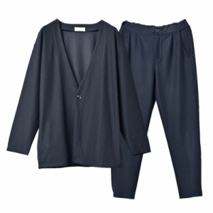 ファッション メンズ CLEAT　カジュアルダウンスーツ M〜Lサイズ/ネイビー （hw8256-3） アパレル サマー
